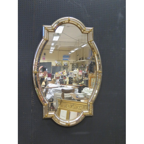 1508 - A Gilt Framed Wall Mirror, 110x71cm