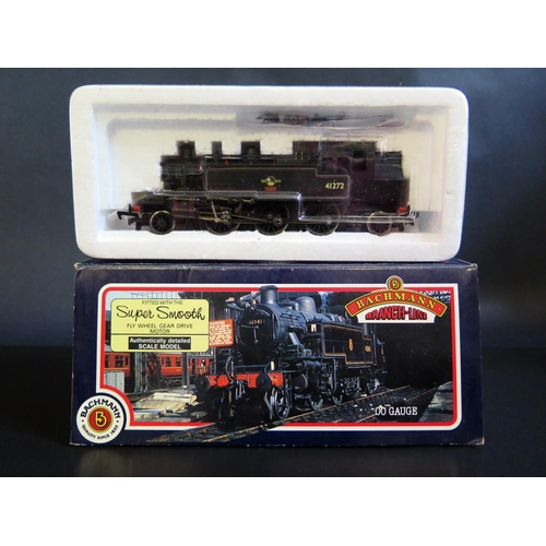 1004 - A Bachmann OO Gauge 31-450A Ivatt Tank 41272 BR Lined Black Early Emblem Push/Pull Boxed