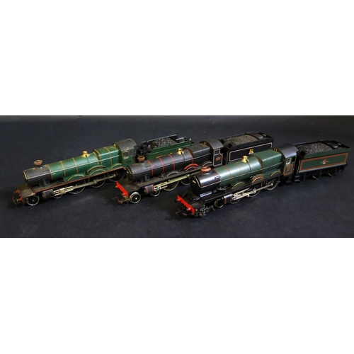 1027 - Three Hornby OO Gauge Locomotives and Tenders including, BR King Charles I, BR Clevedon Court and Kn... 