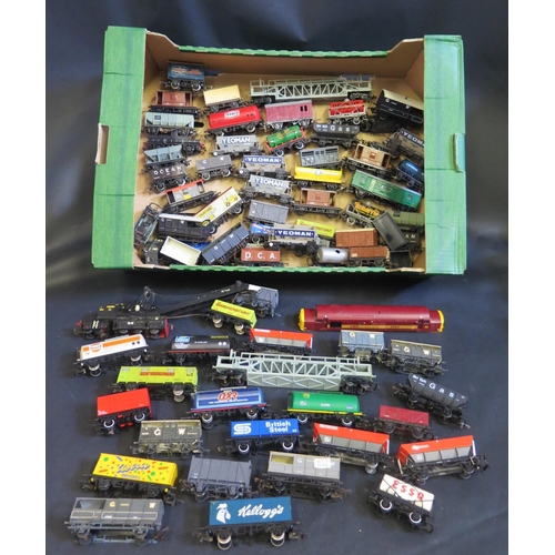 1042a - A Box of OO Gauge Rolling Stock including Hornby, Lima, Bachmann, Tri-ang etc.