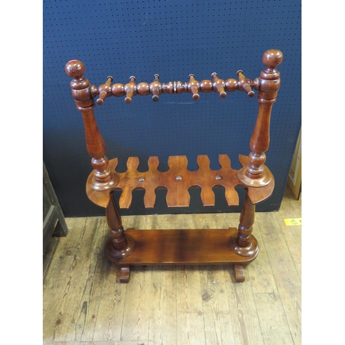 1404 - A Victorian Mahogany Boot and Whip Stand