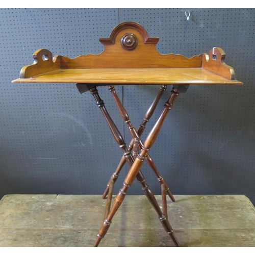 1415 - An Edwardian Butler's Tray on Stand