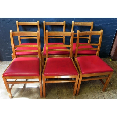 1427 - A Set of Six EIIR Air Ministry Chairs