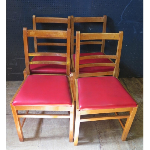 1431 - A Set of Four Air Ministry Chairs