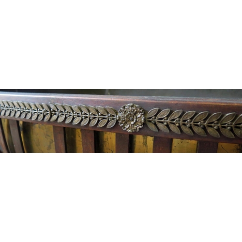 1432 - An Empire Period Rosewood Cradle in country house condition, 125cm long