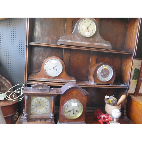 1505 - Five Mantle Clocks. A/F