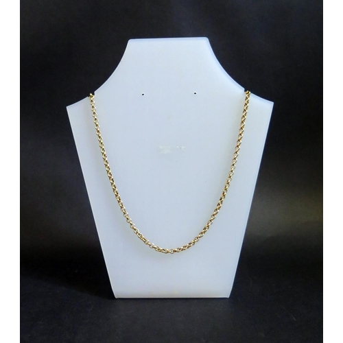 243 - A 9ct Gold Necklace, 51cm, 18.8g