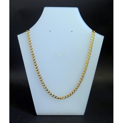 288 - A 9ct Gold Necklace, 61.5cm, 19.6g