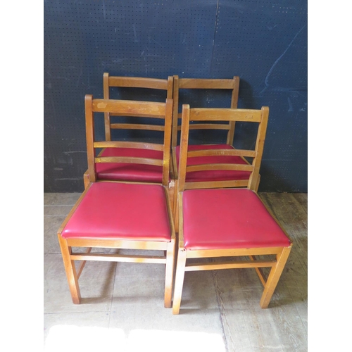 1429 - A Set of Four Air Ministry Chairs