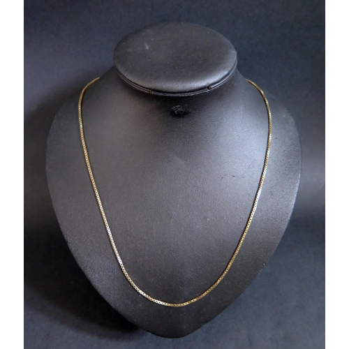 319 - A 9ct Gold Necklace, 56cm, 7.6g