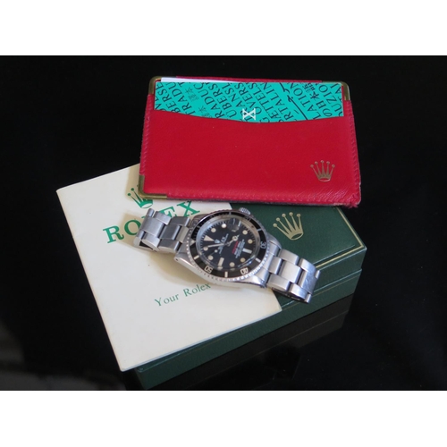 393a - A ROLEX Gent's Submariner with original bracelet, ref: 1680, 1970's, bracelet stamped 501 93150, box... 