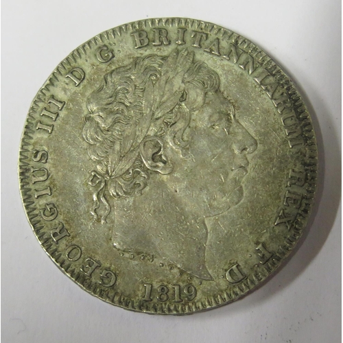 470 - A George III Silver Crown 1819