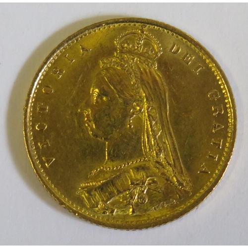 515 - A Victorian Gold Half Sovereign 1887