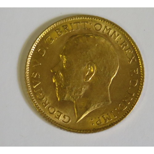 516 - A George V Gold Half Sovereign 1914