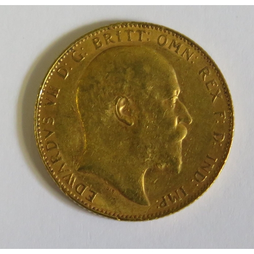 517 - An Edward VII Gold Sovereign 1903