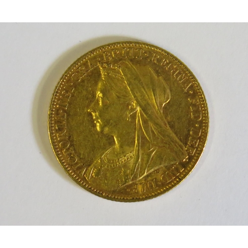 519 - A Victorian Melbourne Mint Gold Sovereign 1899