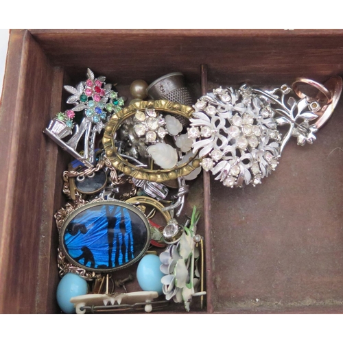 53 - A Selection of Costume Jewellery and other oddments including Edward VII Bakelite Vesta, 'THE MECCA ... 