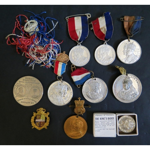 530 - A Collection of Victorian and Later Commemorative Medallions etc.