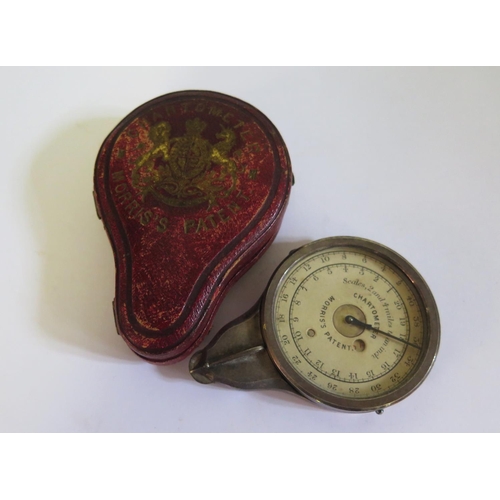 559 - A Morris's Patent Chartometer in original red Morocco and gilt case