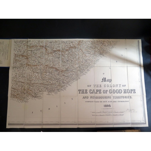 590b - Map of The Colony of The Cape of Good Hope 1895, Stanfords Geographical Establishment