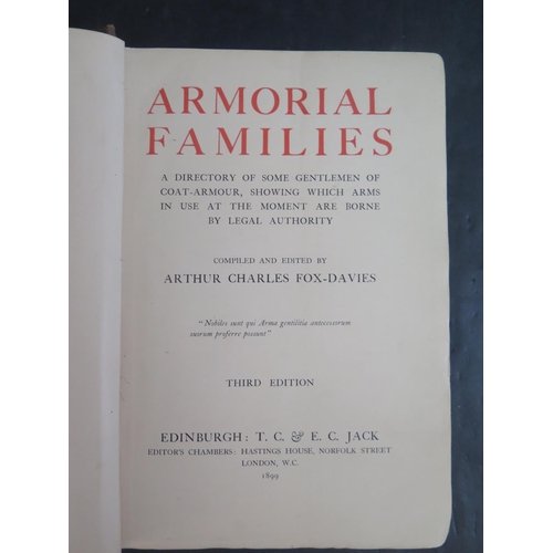 590c - Armorial Families, Third Edition, T.C. & E.C. Jack