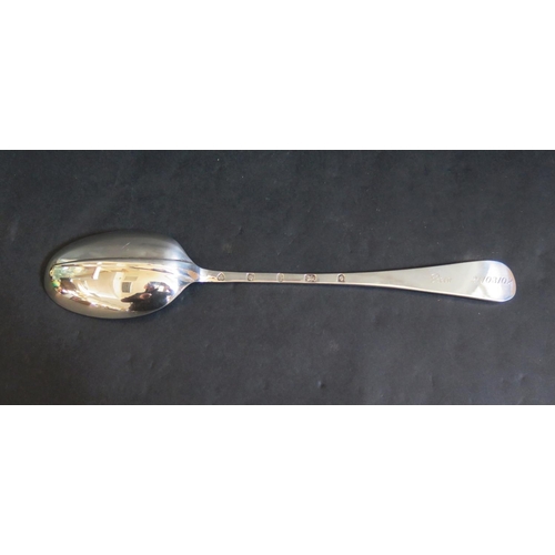 731A - An Elizabeth II Silver Rat Tail Basting Spoon, London AHN, 150g