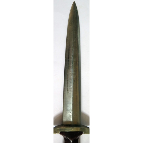 768 - A WWII German SA Dagger by G. Felix with hanger, guard marked Ha, possible ground Rohm