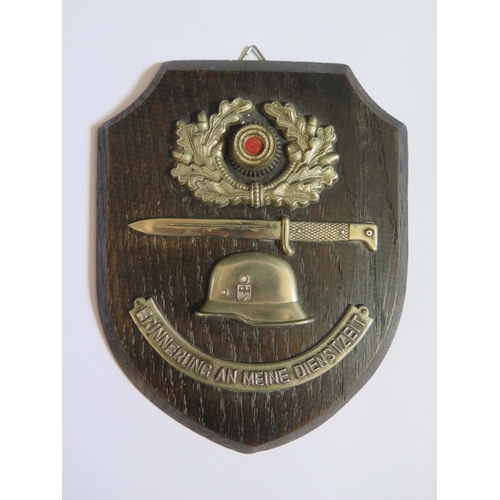 778 - A WWII German War Service Plaque