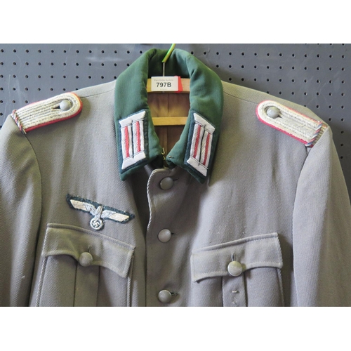 797B - A WWII German Artillery Tunic