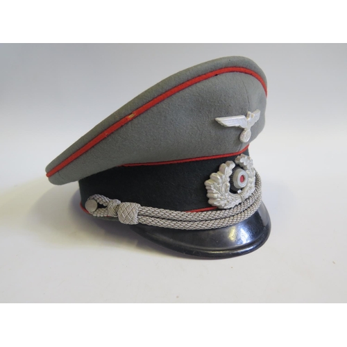 797c - A WWII German Artillery Cap