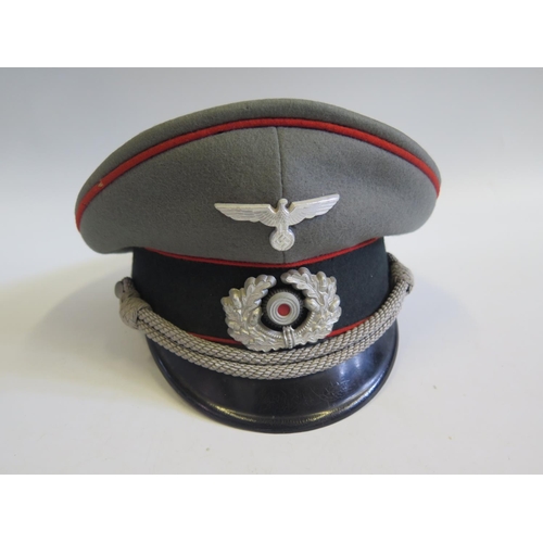 797c - A WWII German Artillery Cap