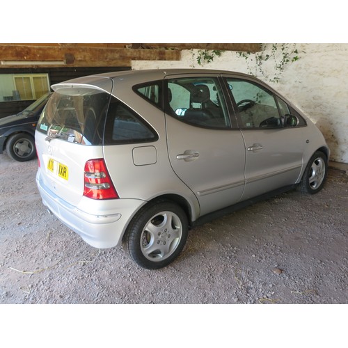 992a - Mercedes Benz A Class A140 2003 1.4 Petrol Auto Silver_ KT03 NXR _ 57500 miles, MOT expires 13.05.22... 