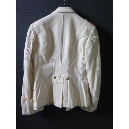 902 - A Rare WWII German General's Summer White Jacket with ribbons, made in Norway by Stor-Ko-Ja?