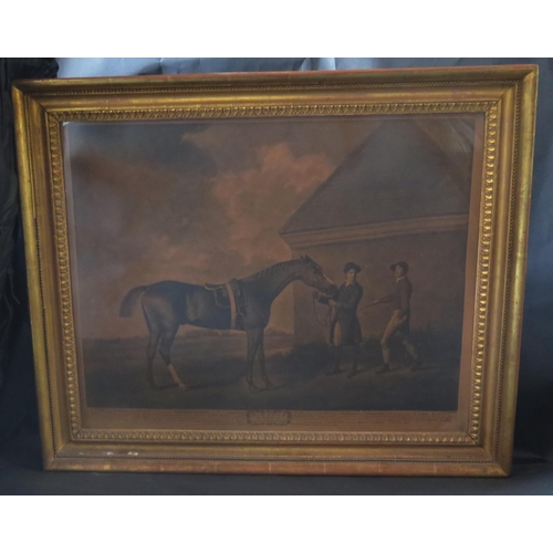 105 - George Stubbs, ECLIPSE, engraving 1773, 58x47cm, framed & glazed
