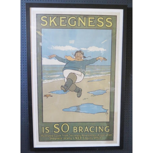 122 - SKEGNESS IS SO BRACING, original L.N.E.R poster, 101x63.5cm, framed