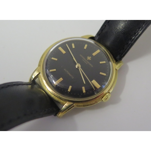 1902 - A Cased Vacheron Constantin Gent's Automatic Wristwatch with sub seconds hand, 36mm case and black d... 