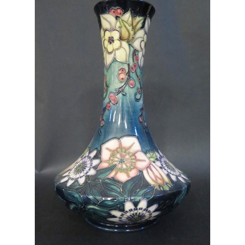 191 - A Modern Moorcroft Carousel Decorated Vase by Rachel Bishop, c96, numbered to base 423