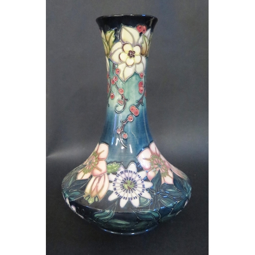 191 - A Modern Moorcroft Carousel Decorated Vase by Rachel Bishop, c96, numbered to base 423