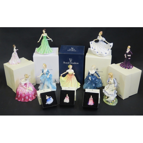 196c - A Collection of Twelve Royal Doulton Figurines