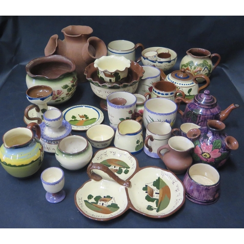 364 - A Selection of West Country Pottery including Watcombe and Longpark