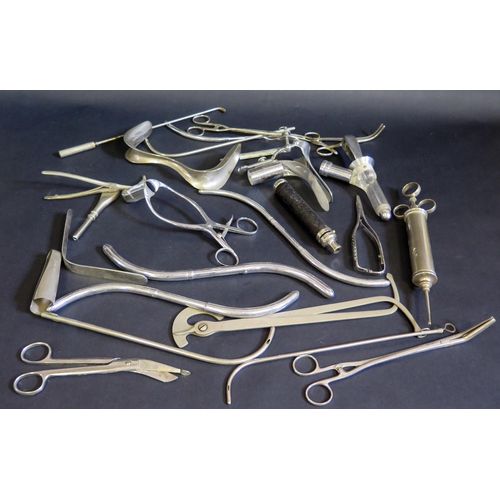 428 - Assorted Vintage Medical Tools.  Chrome plated.