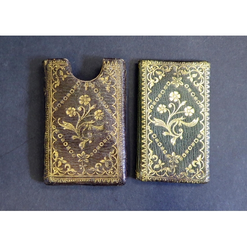 455 - London Stationer Guild Almanack for the Year of Christ 1771, gilt tooled leather covers and sleeve
