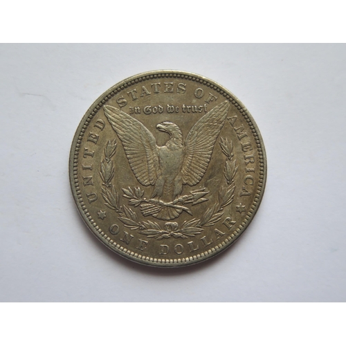 478 - A United States of America 1896 Silver Dollar. Not authenticated