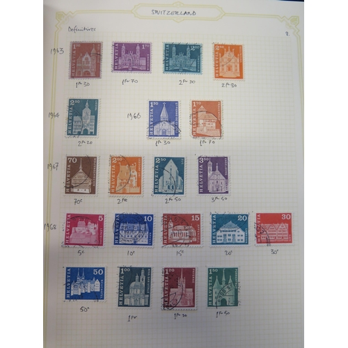 718 - A Collection of Stamps including Liechtenstein, Switzerland and GB