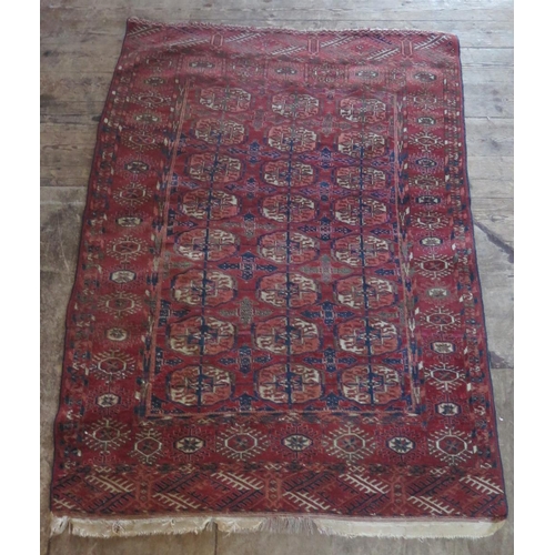 725 - A Persian Style Silk on Cotton Rug, 147x104cm