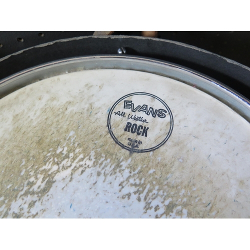 958 - A Cased Drum Kit with Spare Remo 22