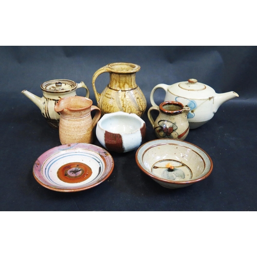 142 - A Selection of Studio Pottery (tallest 17cm)