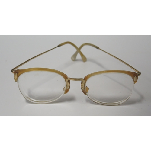 602 - A Pair of Vintage Specs, tortoiseshell lorgnette, etc.