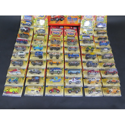 1022 - A Full Set of 50 Matchbox Across America 50th Birthday Series with Matching Carry Case