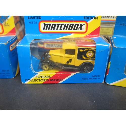 1024 - A Large Collection of Matchbox Superfast No. 38 Ford Model A Vans Including Lots of Variations and f... 